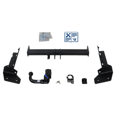 AUTO-HAK tažné zařízení Odnímatelné včetně TowTec elektropřípojky 7pólové univerzální