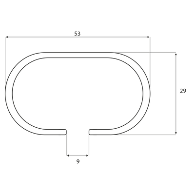 Střešní nosič G3 Clop infinity alu 77 cm - 115 cm